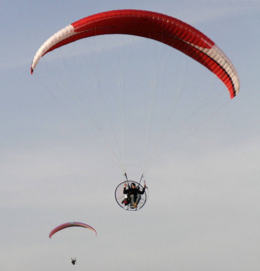Powered paragliders