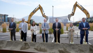Northrop Grumman and government officials break ground on a new Sentinel missile facility in Utah