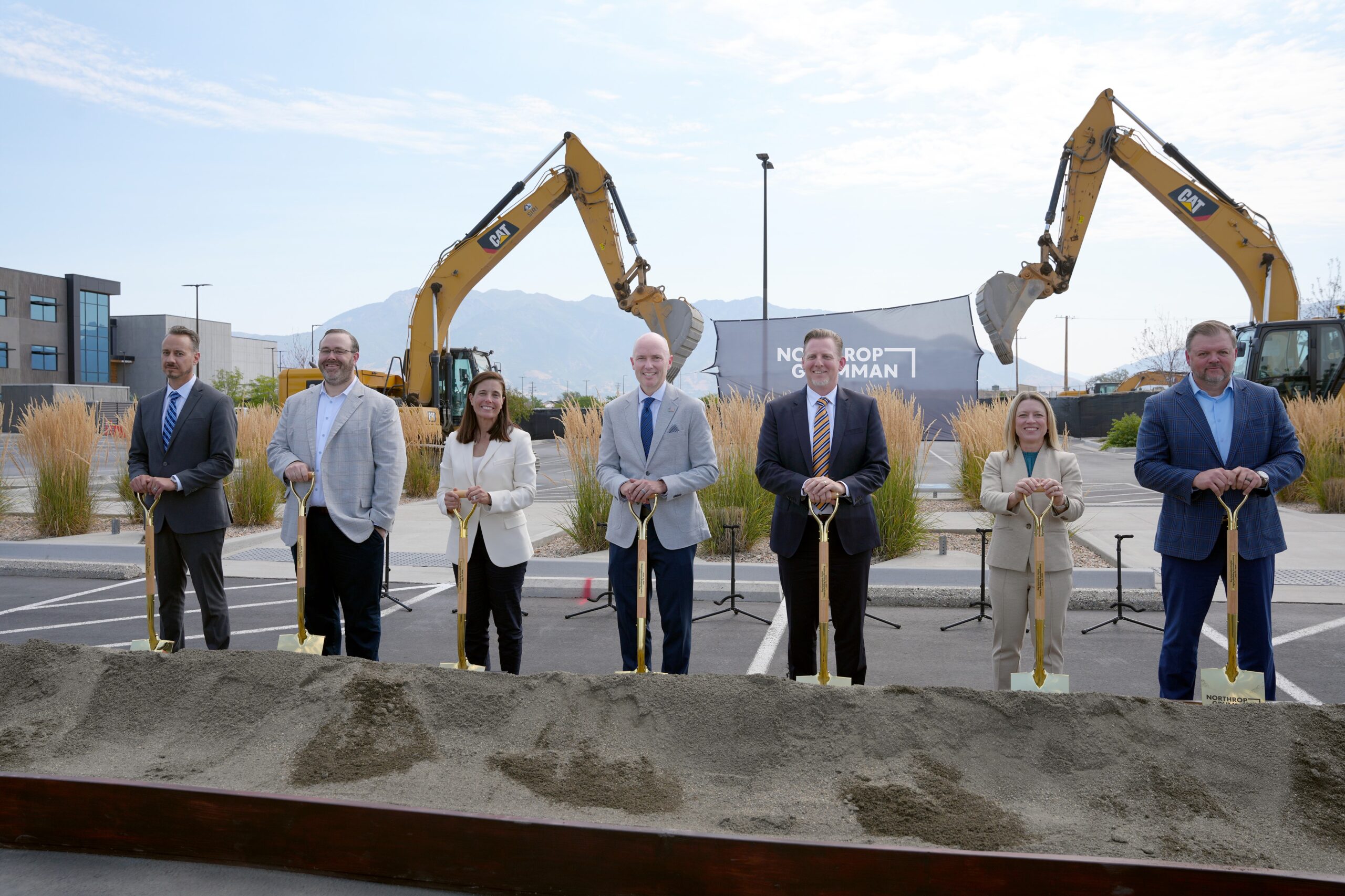 Northrop Grumman and government officials break ground on a new Sentinel missile facility in Utah