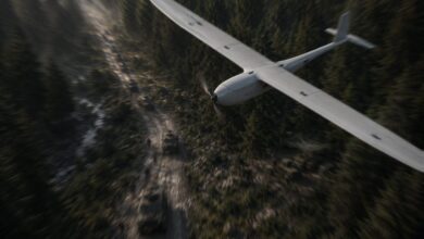 The RQ-35 Heidrun unmanned aerial system. Photo: Sky-Watch A/S
