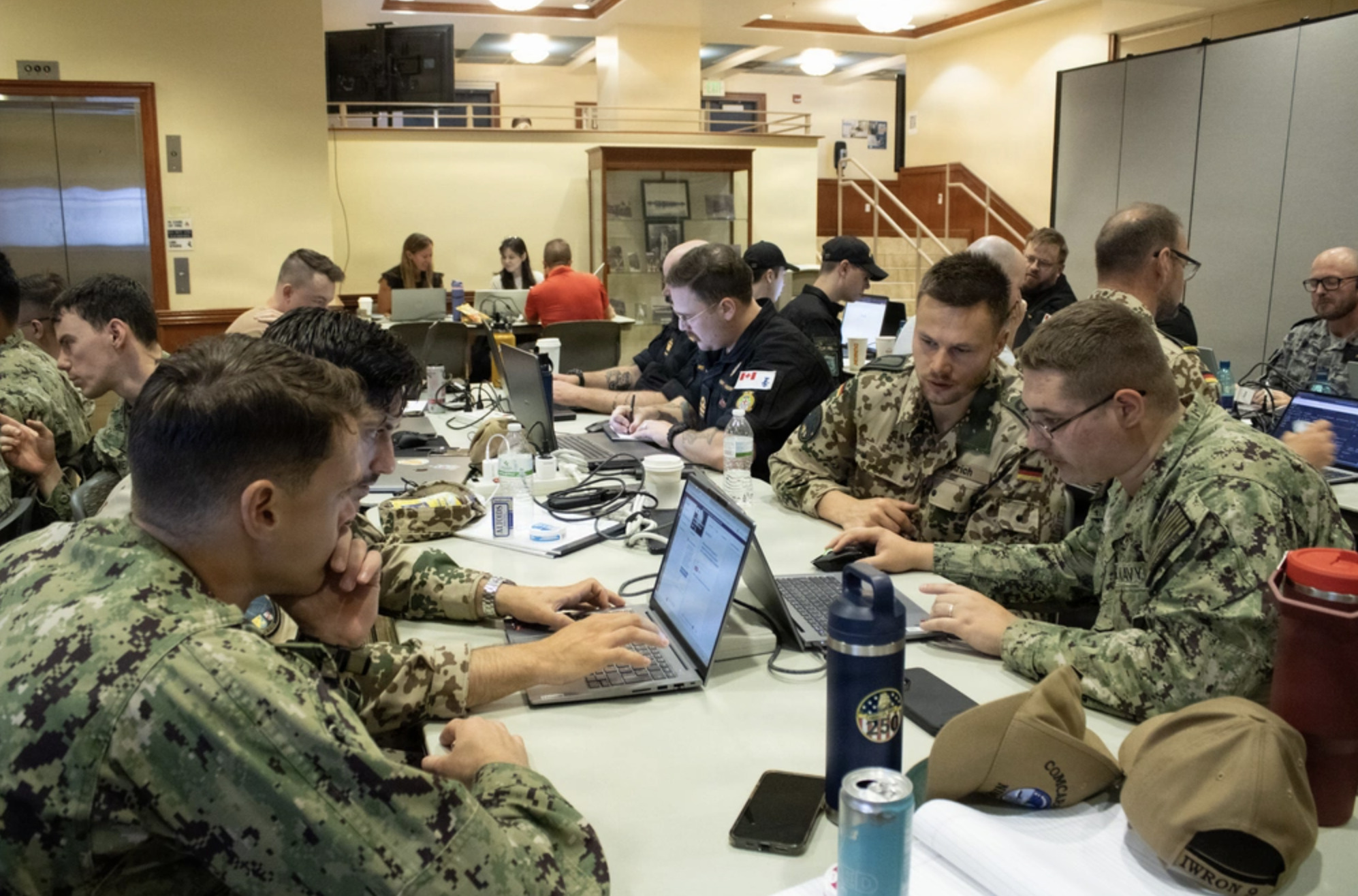 Allied military personnel participate in a joint cyber workshop during RIMPAC 2026 in Pearl Harbor, Hawaii. Photo: Petty Officer 2nd Class Shardenae Pyper/DVIDS
