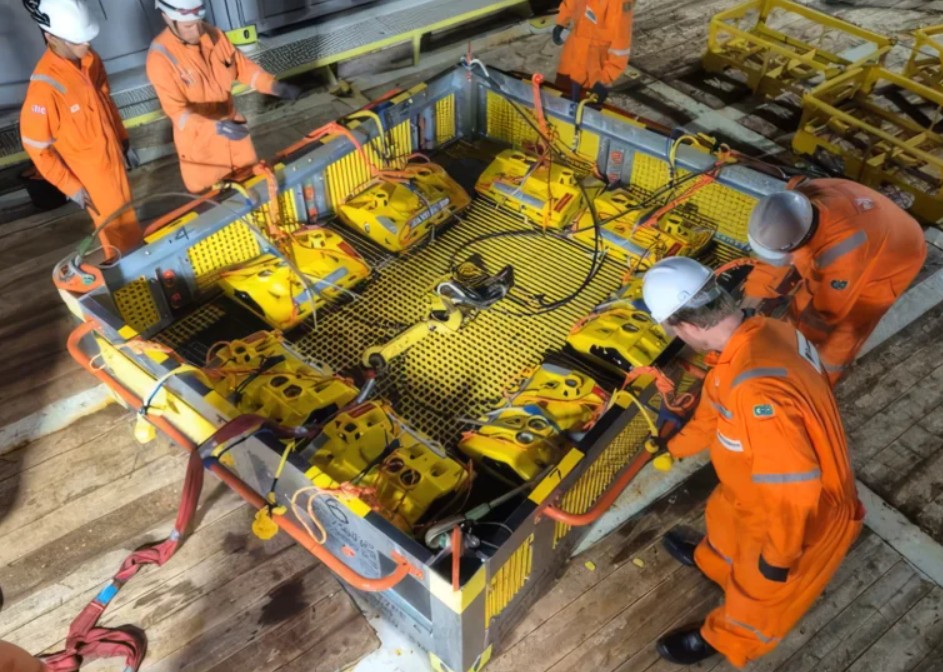 Sonardyne’s On Demand Ocean Bottom Nodes.