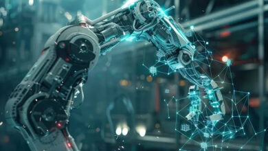 Illustration of the Palladyne IQ embodied AI platform, which enables robots to learn from human demonstrations and autonomously adapt to dynamic environments. Image: Palladyne AI