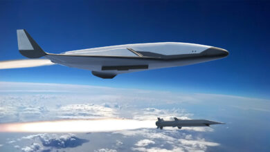 Artist rendition of one of Kratos' hypersonic efforts.