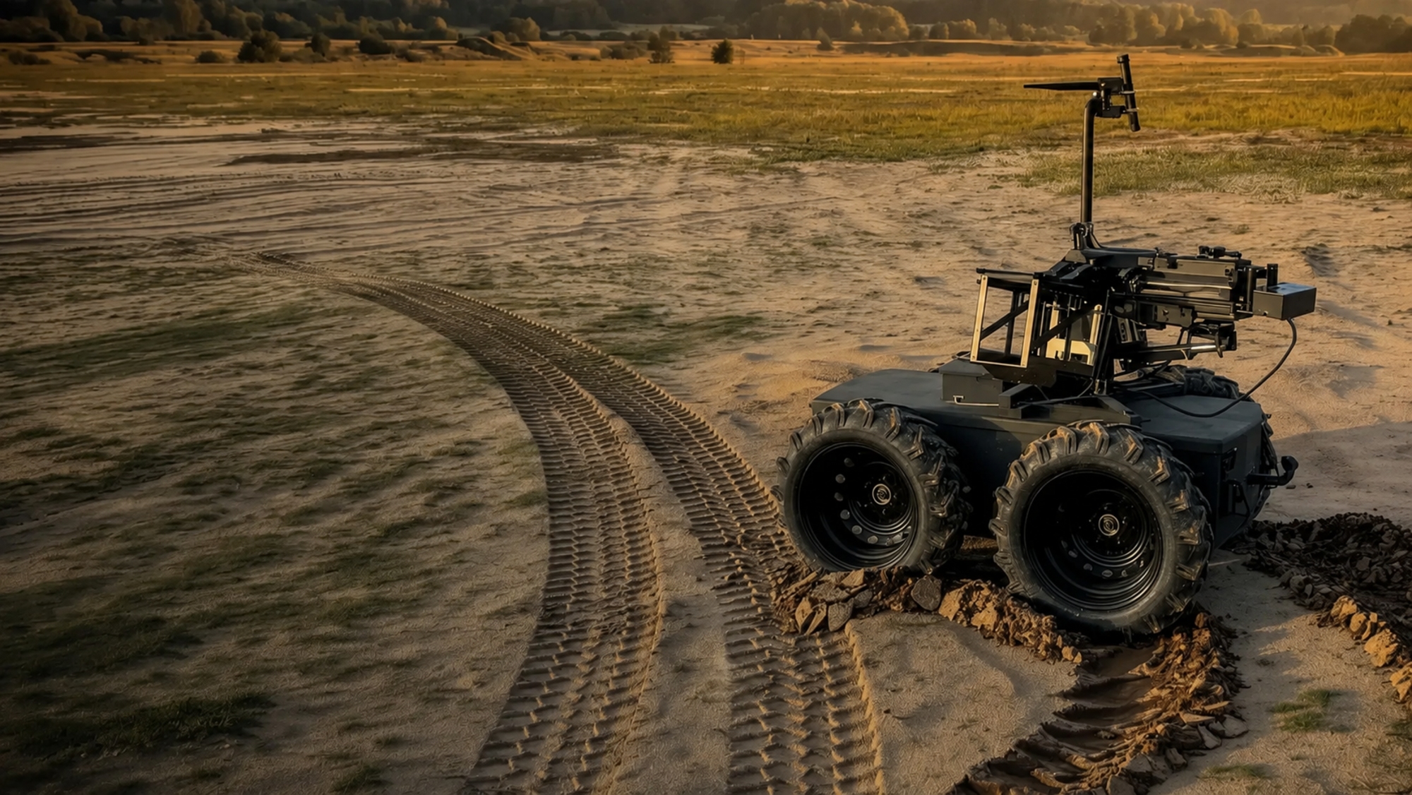 The Zmiy Mini Strike unmanned ground vehicle. Photo: Ukrainian Ministry of Defence