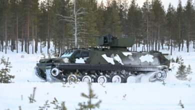 The TRACKX light tracked armored vehicle