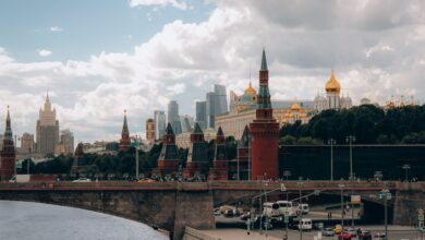 The Moscow Kremlin and the Moskva River in central Moscow, Russia. Photo: Viacheslav Kan/Pexels