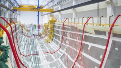 Hull of an Italian Navy New-Generation Minehunter/Coastal (NGM/C) vessel. Photo: Intermarine/Immsi