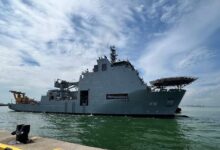 A Nistar-class diving support vessel