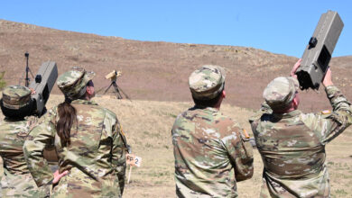 The Joint C-sUAS (Counter small Unmanned Aircraft System) University (JCU) at Fort Sill, Oklahoma, kicked off this week with its inaugural two-week C-sUAS Operators Course. Over 20 students, including Soldiers from the US Army, US Air Force, and US Navy participated in the MOS agnostic, Non-Branch/Service specific course. The C-sUAS Operators Course focuses on the operations of the Joint C-sUAS Office (JCO) evaluated C-sUAS systems which includes the Drone Buster (pictured). "The establishment of the Joint C-sUAS University and its mission will prepare Soldiers and leaders, improve readiness, and aid in modernizing the force of 2030 to prepare for Large Scale Combat Operations," said Lt. Col. Moseph Sauda, Joint C-sUAS University Director. Upon completion, operators will deter the UAS threat via passive air defense measures; detect the UAS threat via visual/audible identification and C-sUAS equipment sets; report UAS threats via applicable policies and procedures; and defeat the UAS threat via kinetic and non-kinetic means. The course ends with a culminating training exercise and is set to graduate at the end of October.