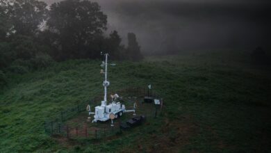 The SkyValor counter-unmanned aerial system. Photo: CACI