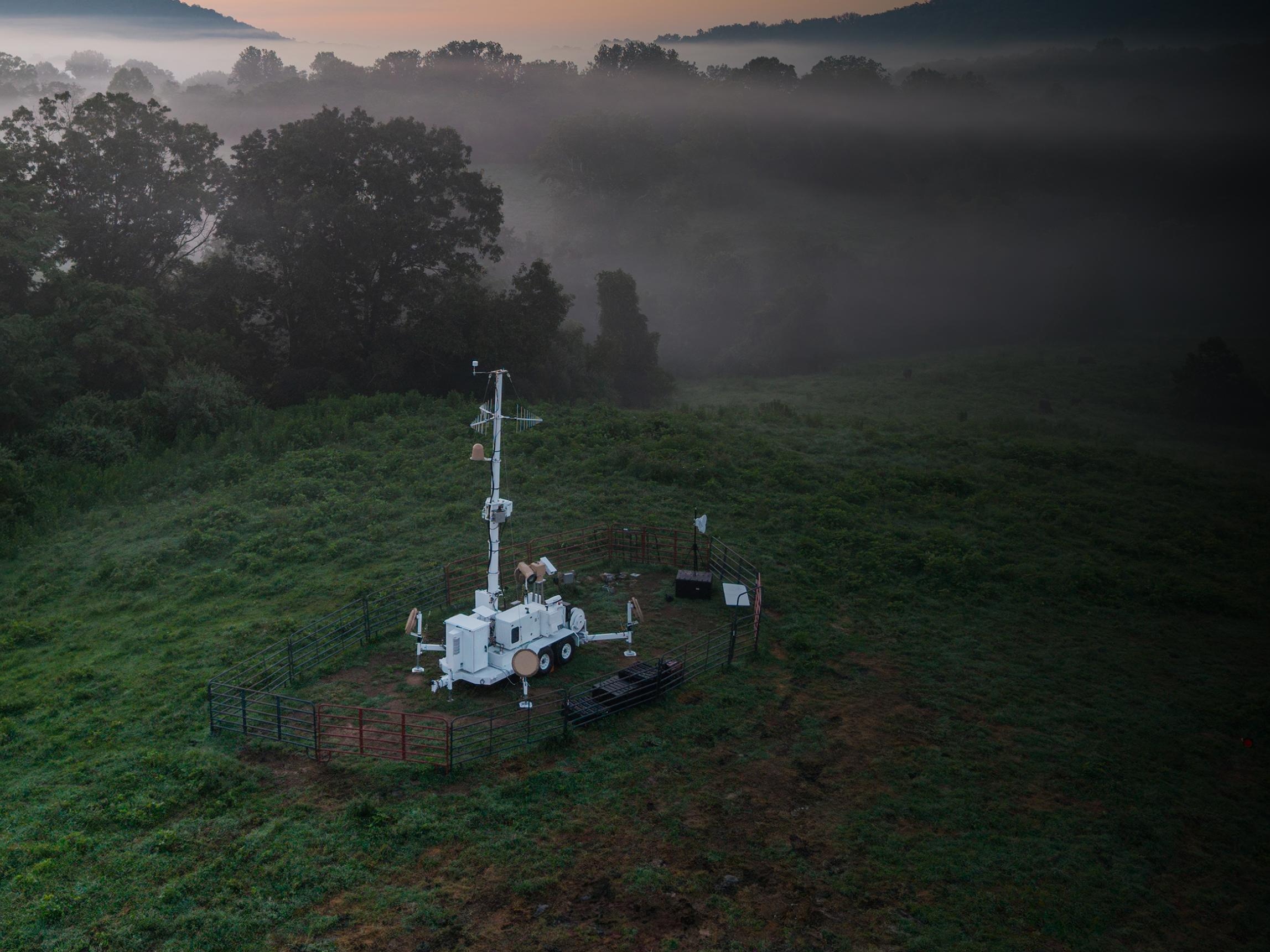 The SkyValor counter-unmanned aerial system. Photo: CACI
