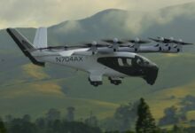 Midnight electric vertical takeoff and landing (eVTOL) aircraft is capable of conventional takeoffs and landings from existing runways at airports.