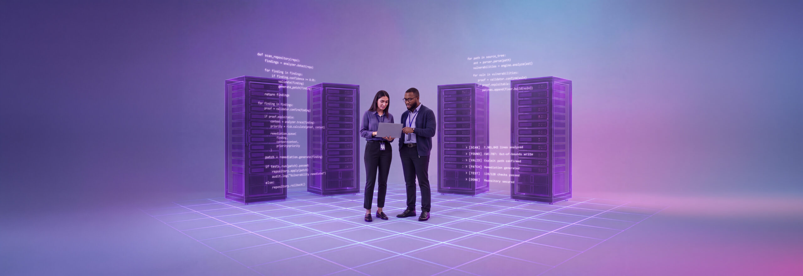 Leidos’ Parcata platform autonomously identifies and helps remediate software vulnerabilities. Image: Leidos